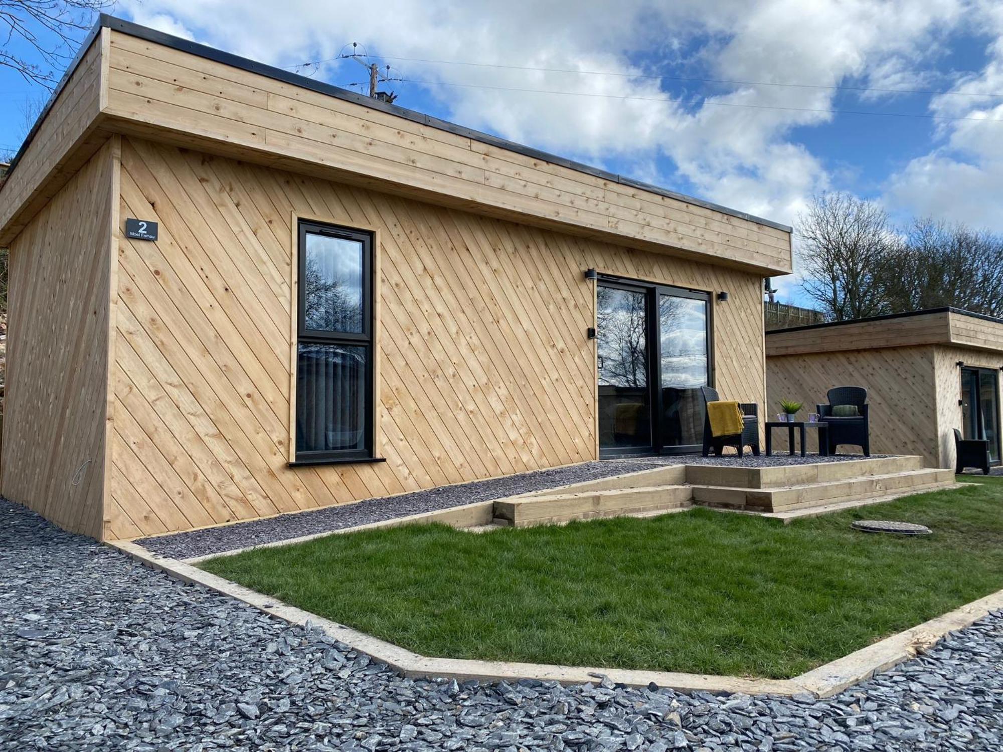 North Wales Eco Lodges Ruthin Bagian luar foto